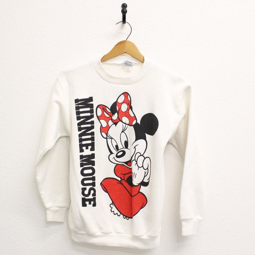 Vintage Kids Walt Disney Minnie Mouse Sweatshirt Large